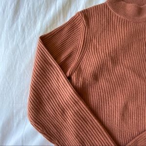 Mock neck sweater